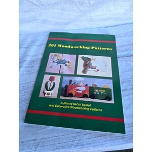 Vintage 201 Woodworking Patterns Paperback Decorative Craft Templates 1993